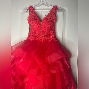 Size 0 red dress!